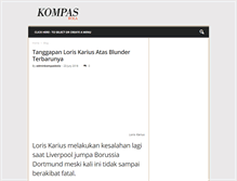 Tablet Screenshot of kompas-bola.com